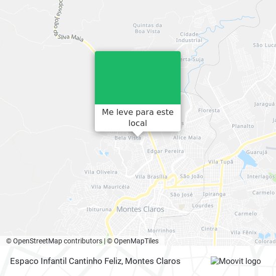 Espaco Infantil Cantinho Feliz mapa
