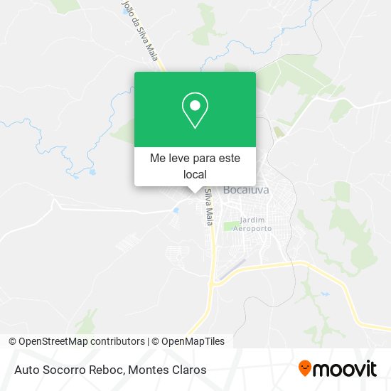 Auto Socorro Reboc mapa