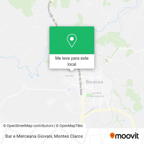 Bar e Mercearia Giovani mapa