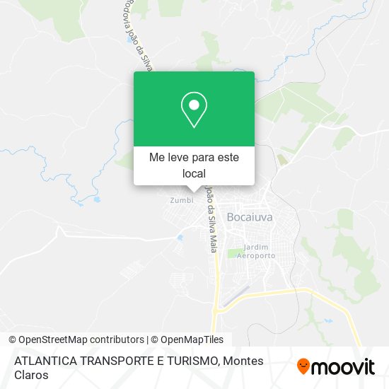 ATLANTICA TRANSPORTE E TURISMO mapa