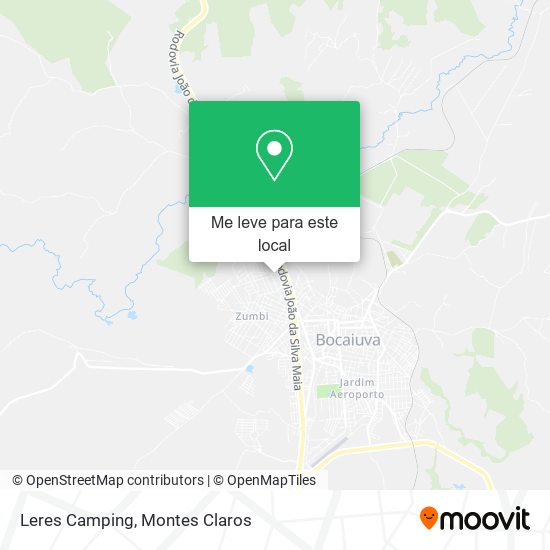 Leres Camping mapa