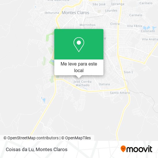 Coisas da Lu mapa