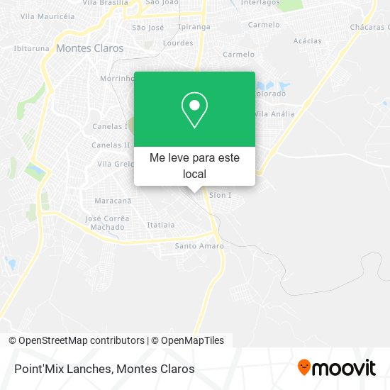 Point'Mix Lanches mapa