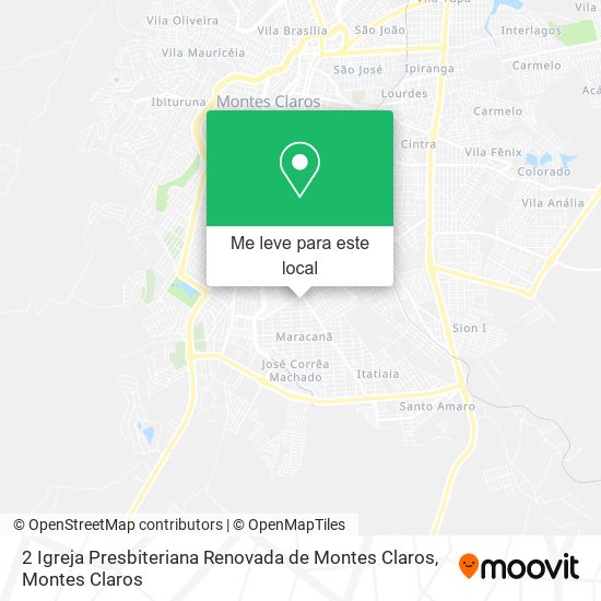 2 Igreja Presbiteriana Renovada de Montes Claros mapa