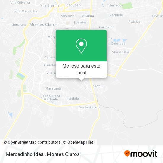 Mercadinho Ideal mapa