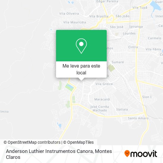 Anderson Luthier Instrumentos Canora mapa