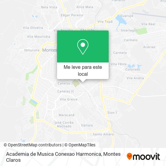 Academia de Musica Conexao Harmonica mapa