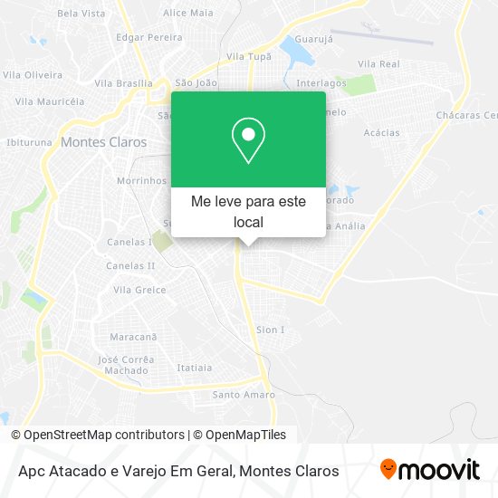 Apc Atacado e Varejo Em Geral mapa