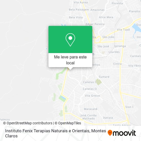 Instituto Fenix Terapias Naturais e Orientais mapa