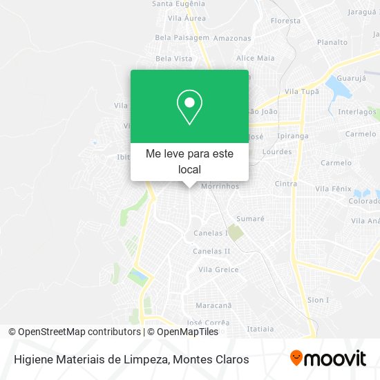 Higiene Materiais de Limpeza mapa