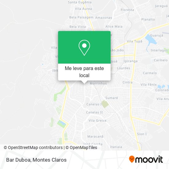 Bar Duboa mapa