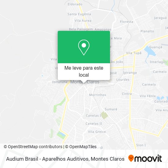 Audium Brasil - Aparelhos Auditivos mapa