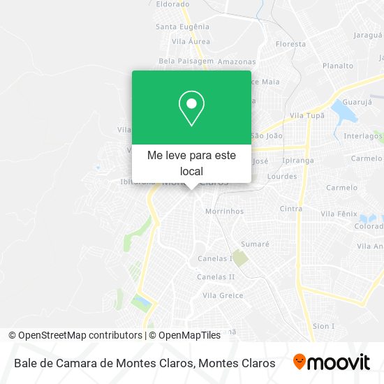 Bale de Camara de Montes Claros mapa