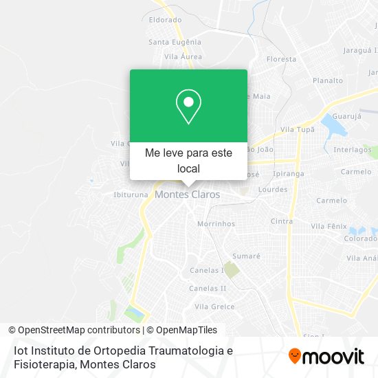 Iot Instituto de Ortopedia Traumatologia e Fisioterapia mapa