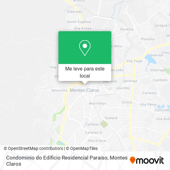 Condominio do Edificio Residencial Paraiso mapa