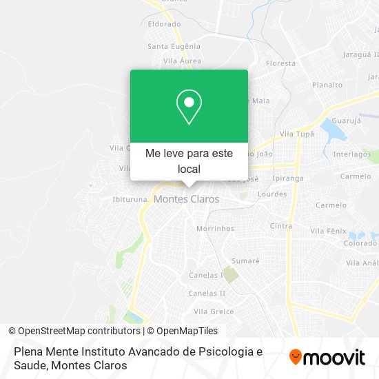 Plena Mente Instituto Avancado de Psicologia e Saude mapa