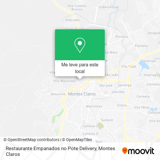 Restaurante Empanados no Pote Delivery mapa