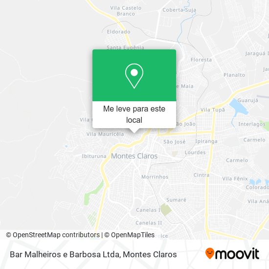 Bar Malheiros e Barbosa Ltda mapa