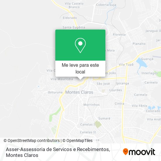 Asser-Assessoria de Servicos e Recebimentos mapa