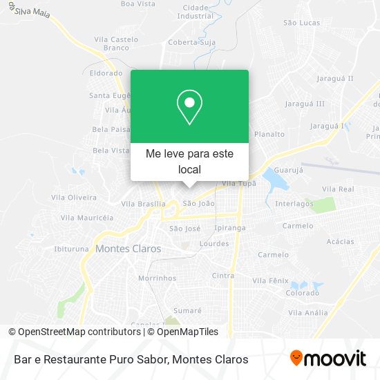 Bar e Restaurante Puro Sabor mapa