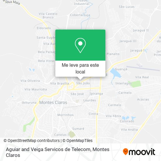 Aguiar and Veiga Servicos de Telecom mapa