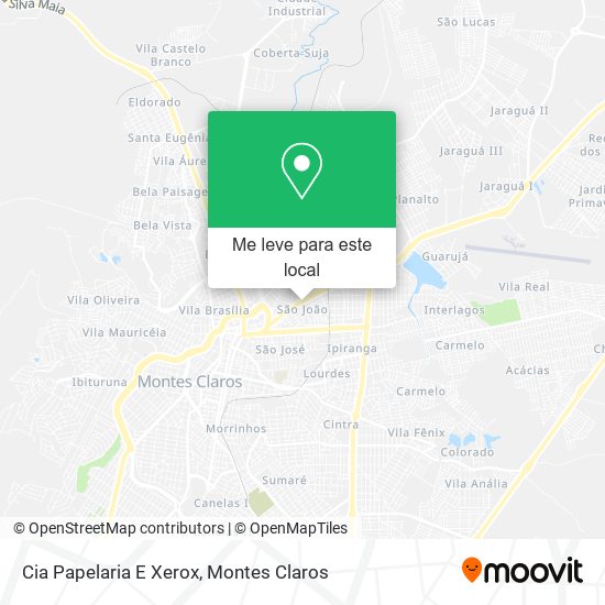 Cia Papelaria E Xerox mapa