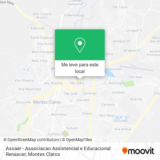 Assaer - Associacao Assistencial e Educacional Renascer mapa