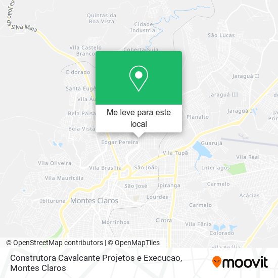 Construtora Cavalcante Projetos e Execucao mapa
