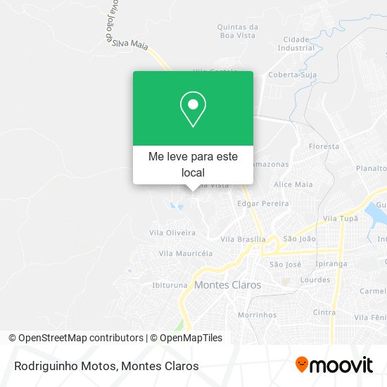 Rodriguinho Motos mapa