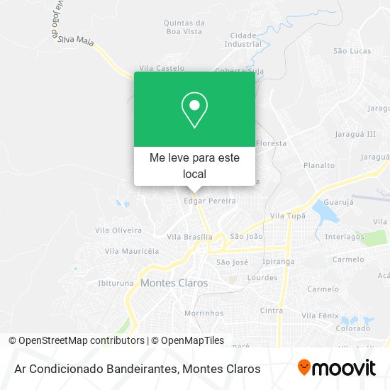 Ar Condicionado Bandeirantes mapa