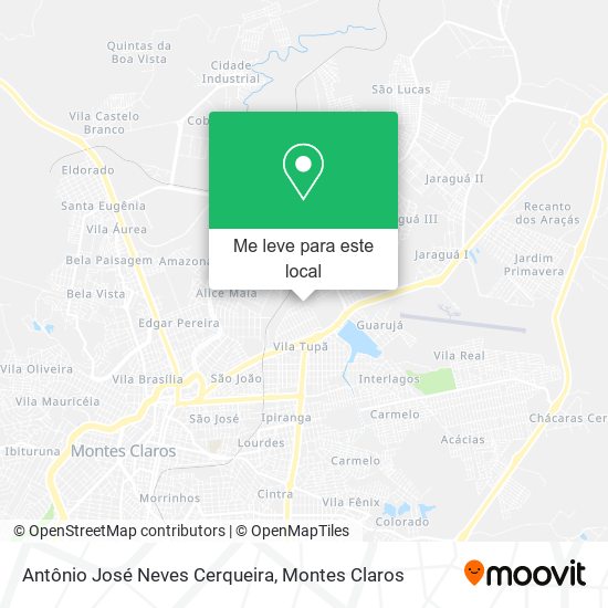 Antônio José Neves Cerqueira mapa