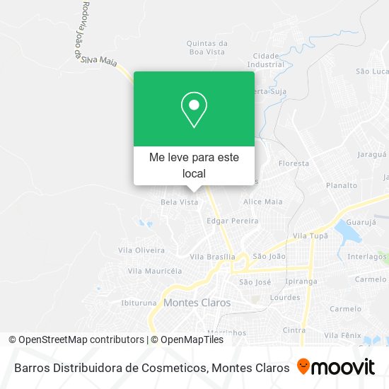 Barros Distribuidora de Cosmeticos mapa