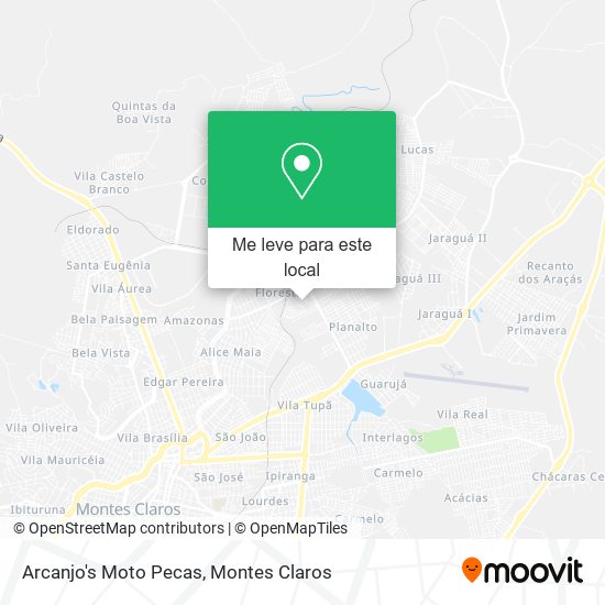 Arcanjo's Moto Pecas mapa