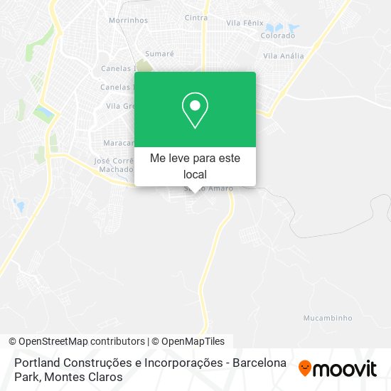 Portland Construções e Incorporações - Barcelona Park mapa