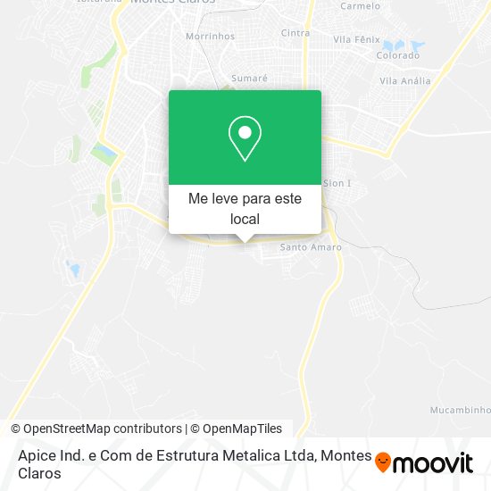 Apice Ind. e Com de Estrutura Metalica Ltda mapa