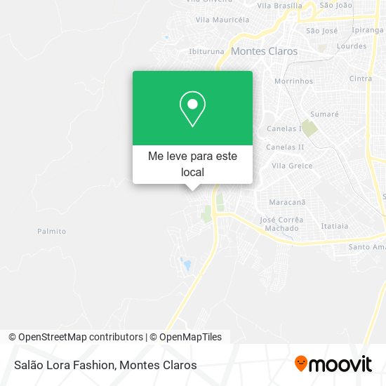 Salão Lora Fashion mapa