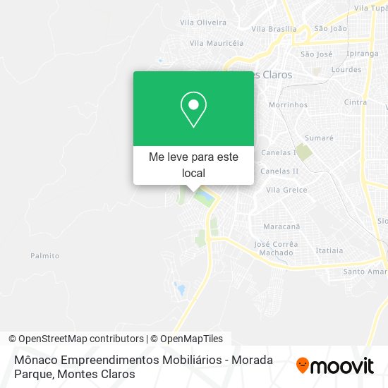 Mônaco Empreendimentos Mobiliários - Morada Parque mapa