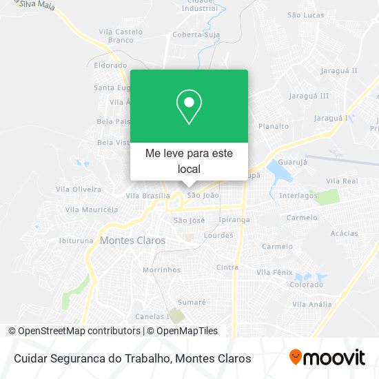 Cuidar Seguranca do Trabalho mapa