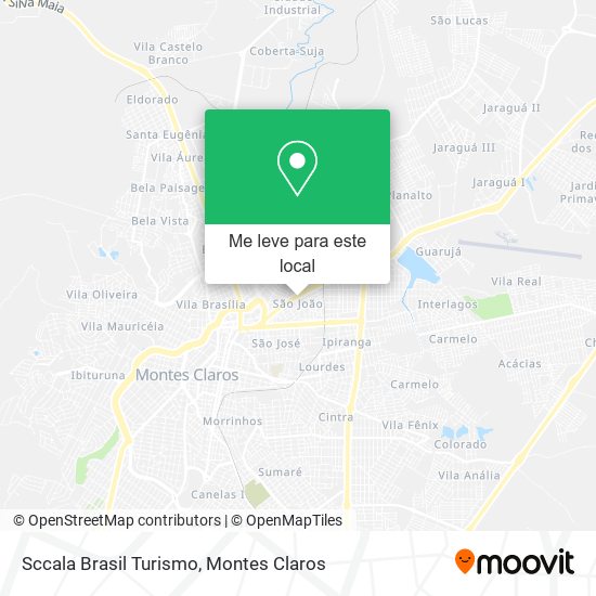 Sccala Brasil Turismo mapa