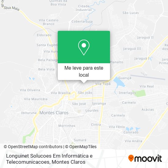 Longuinet Solucoes Em Informática e Telecomunicacoes mapa
