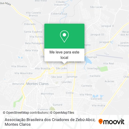 Associação Brasileira dos Criadores de Zebú-Abcz mapa