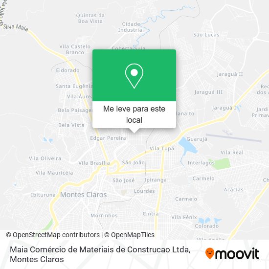 Maia Comércio de Materiais de Construcao Ltda mapa