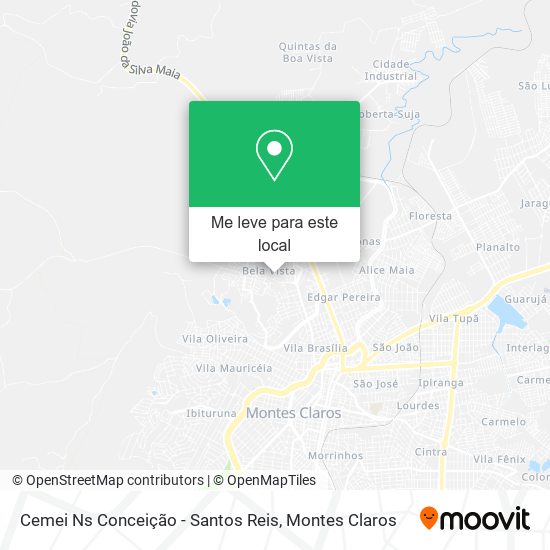 Cemei Ns Conceição - Santos Reis mapa