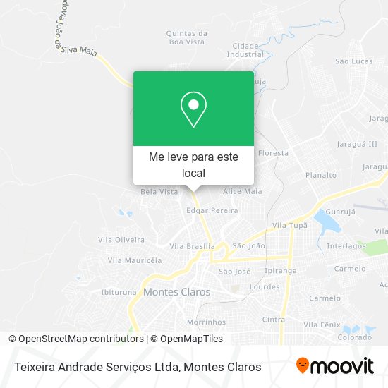 Teixeira Andrade Serviços Ltda mapa