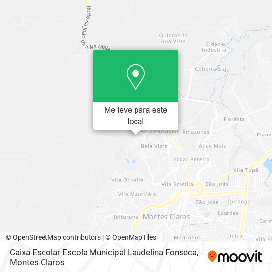 Caixa Escolar Escola Municipal Laudelina Fonseca mapa