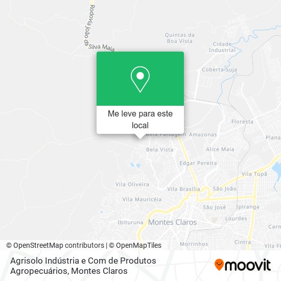 Agrisolo Indústria e Com de Produtos Agropecuários mapa