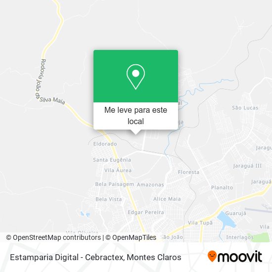 Estamparia Digital - Cebractex mapa