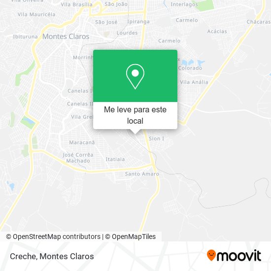 Creche mapa