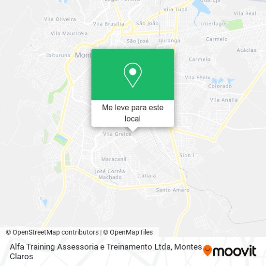 Alfa Training Assessoria e Treinamento Ltda mapa