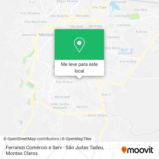 Ferrarezi Comércio e Serv - São Judas Tadeu mapa